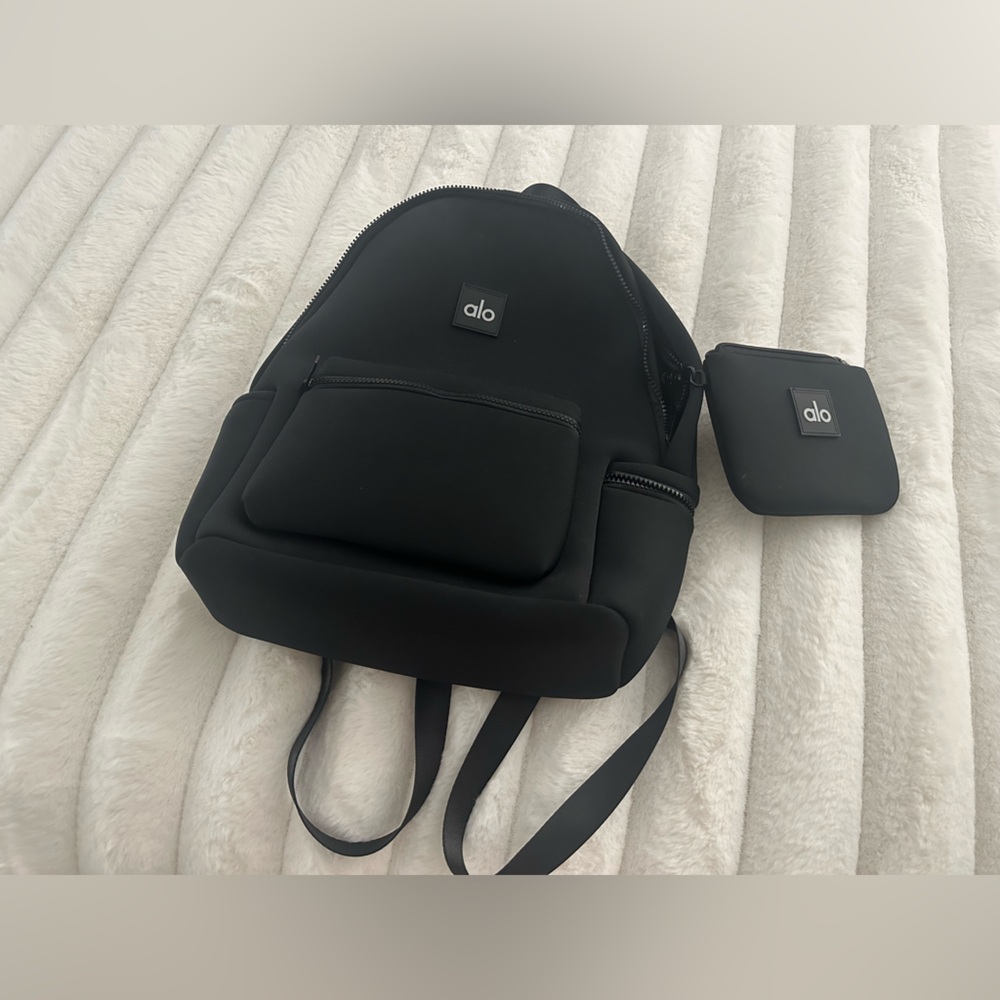 ALO Yoga Classic Black Backpack with Pouch